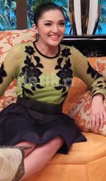 Wajah Sumringah Ashanty