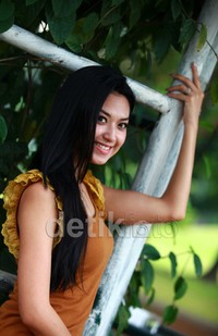 Sylvia Fully terlihat ramah saat ditemui detikHOT baru-baru ini.
