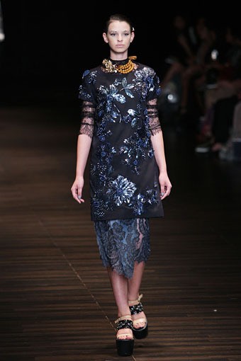 Jakarta, Indonesia - 05 Juni. Postcard by Biyan Wanaatmadja 30 Year in Fashion at Grand Ballroom Hotel Mulia. 05 Juni 2013. Senayan. Jakarta. [Foto: Mohammad Abduh/Wolipop]