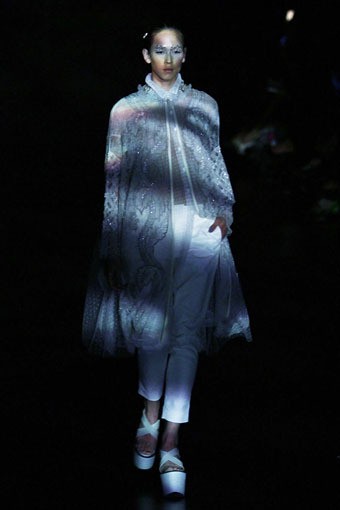 Jakarta, Indonesia - 05 Juni. Postcard by Biyan Wanaatmadja 30 Year in Fashion at Grand Ballroom Hotel Mulia. 05 Juni 2013. Senayan. Jakarta. [Foto: Mohammad Abduh/Wolipop]