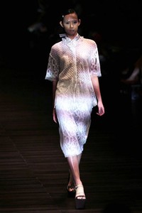 Jakarta, Indonesia - 05 Juni. Postcard by Biyan Wanaatmadja 30 Year in Fashion at Grand Ballroom Hotel Mulia. 05 Juni 2013. Senayan. Jakarta. [Foto: Mohammad Abduh/Wolipop]