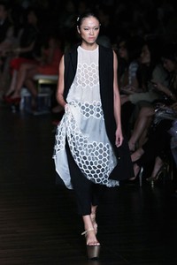 Jakarta, Indonesia - 05 Juni. Postcard by Biyan Wanaatmadja 30 Year in Fashion at Grand Ballroom Hotel Mulia. 05 Juni 2013. Senayan. Jakarta. [Foto: Mohammad Abduh/Wolipop]