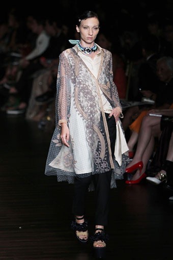 Jakarta, Indonesia - 05 Juni. Postcard by Biyan Wanaatmadja 30 Year in Fashion at Grand Ballroom Hotel Mulia. 05 Juni 2013. Senayan. Jakarta. [Foto: Mohammad Abduh/Wolipop]