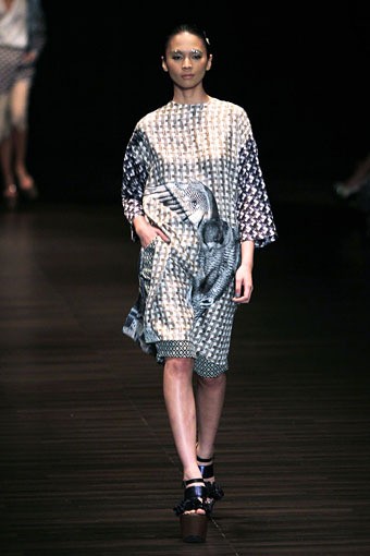 Jakarta, Indonesia - 05 Juni. Postcard by Biyan Wanaatmadja 30 Year in Fashion at Grand Ballroom Hotel Mulia. 05 Juni 2013. Senayan. Jakarta. [Foto: Mohammad Abduh/Wolipop]