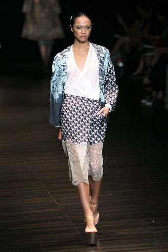 Jakarta, Indonesia - 05 Juni. Postcard by Biyan Wanaatmadja 30 Year in Fashion at Grand Ballroom Hotel Mulia. 05 Juni 2013. Senayan. Jakarta. [Foto: Mohammad Abduh/Wolipop]