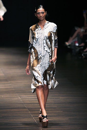 Jakarta, Indonesia - 05 Juni. Postcard by Biyan Wanaatmadja 30 Year in Fashion at Grand Ballroom Hotel Mulia. 05 Juni 2013. Senayan. Jakarta. [Foto: Mohammad Abduh/Wolipop]