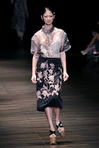 Jakarta, Indonesia - 05 Juni. Postcard by Biyan Wanaatmadja 30 Year in Fashion at Grand Ballroom Hotel Mulia. 05 Juni 2013. Senayan. Jakarta. [Foto: Mohammad Abduh/Wolipop]