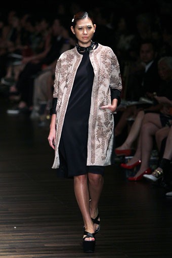 Jakarta, Indonesia - 05 Juni. Postcard by Biyan Wanaatmadja 30 Year in Fashion at Grand Ballroom Hotel Mulia. 05 Juni 2013. Senayan. Jakarta. [Foto: Mohammad Abduh/Wolipop]