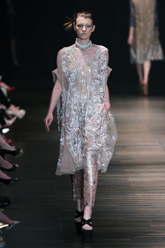 Jakarta, Indonesia - 05 Juni. Postcard by Biyan Wanaatmadja 30 Year in Fashion at Grand Ballroom Hotel Mulia. 05 Juni 2013. Senayan. Jakarta. [Foto: Mohammad Abduh/Wolipop]