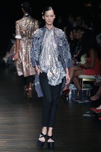 Jakarta, Indonesia - 05 Juni. Postcard by Biyan Wanaatmadja 30 Year in Fashion at Grand Ballroom Hotel Mulia. 05 Juni 2013. Senayan. Jakarta. [Foto: Mohammad Abduh/Wolipop]