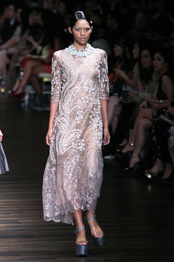 Jakarta, Indonesia - 05 Juni. Postcard by Biyan Wanaatmadja 30 Year in Fashion at Grand Ballroom Hotel Mulia. 05 Juni 2013. Senayan. Jakarta. [Foto: Mohammad Abduh/Wolipop]