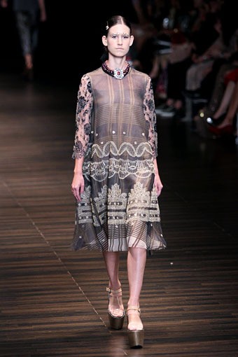 Jakarta, Indonesia - 05 Juni. Postcard by Biyan Wanaatmadja 30 Year in Fashion at Grand Ballroom Hotel Mulia. 05 Juni 2013. Senayan. Jakarta. [Foto: Mohammad Abduh/Wolipop]