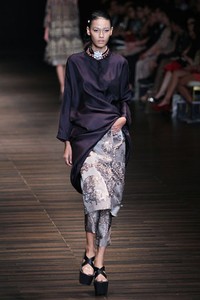 Jakarta, Indonesia - 05 Juni. Postcard by Biyan Wanaatmadja 30 Year in Fashion at Grand Ballroom Hotel Mulia. 05 Juni 2013. Senayan. Jakarta. [Foto: Mohammad Abduh/Wolipop]