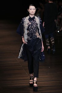 Jakarta, Indonesia - 05 Juni. Postcard by Biyan Wanaatmadja 30 Year in Fashion at Grand Ballroom Hotel Mulia. 05 Juni 2013. Senayan. Jakarta. [Foto: Mohammad Abduh/Wolipop]