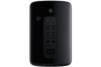     Apple merombak secara frontal desain dari Mac Pro. Bentuk konvensional personal computer (PC) dari Mac Pro terdahulu tak lagi digunakan. (kredit foto: digitaltrends)
