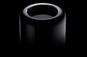     Begini tampak atas Mac Pro yang dibalut dengan warna hitam elegan. (kredit foto: digitaltrends)
