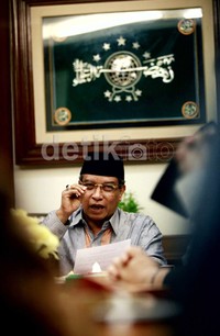 Said Aqil Siradj bersama sejumlah ormas Islam memberikan keterangan terkait permasalahan WNI Overstay di Arab Saudi.