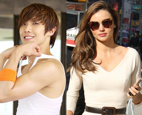 Joon MBLAQ Tampil dengan Baju Ketat di Depan Miranda Kerr