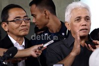 Hatta mengatakan tidak mengetahui jika pupuk dan gas tersebut ada kaitannya dengan korupsi. Lamhot Aritonang/detikFoto.