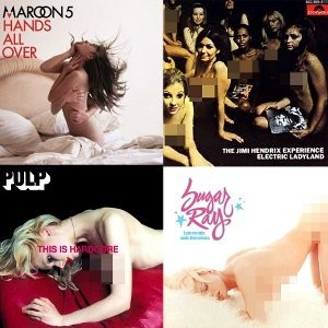 5 Sampul Album dengan Model Bugil