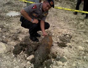 Mortir Aktif Gegerkan Warga Bojonegoro