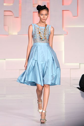 Jakarta, Indonesia - 23 Mei. Grace Fenny Modern Haritage. Jakarta Fashion & Food Festival 2013 at Mal Kelapa Gading. 23 Mei 2013. Jakarta. [Foto: Mohammad Abduh/Wolipop]