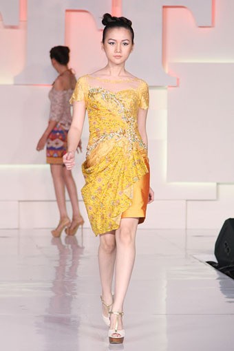 Jakarta, Indonesia - 23 Mei. Grace Fenny Modern Haritage. Jakarta Fashion & Food Festival 2013 at Mal Kelapa Gading. 23 Mei 2013. Jakarta. [Foto: Mohammad Abduh/Wolipop]