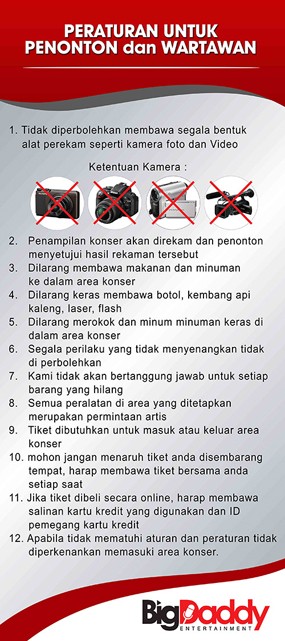 Nonton Konser G-Dragon Jakarta? Yuk, Perhatikan Peraturannya!