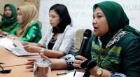 Ketua PKB Ida Fauziah memberikan pemaparan.