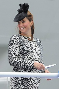 Wajah sumringah Kate Middleton. AFP Photo/Ben Stansall.