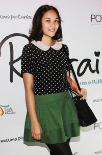 Chelsea Elizabeth Islan berpose di acara premiere 'Refrain', Plaza FX, Jakarta, Jumat (14/6/2013). (desi/detikhot)