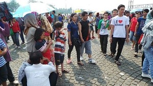 Pos Informasi PRJ Monas Kebanjiran Laporan Anak Hilang