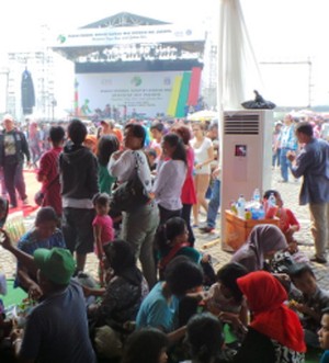 AC dan Kipas Angin Jadi Tempat Favorit Pengunjung PRJ Monas