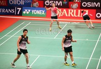 Mohammad Ahsan dan Hendra Setiawan sukses meraih titel juara setelah mengalahkan pasangan asal Korea Selatan, yakni  Ko Sung Hyun dan Lee Yong Dae dengan dua set langsung (21-14,21-18).