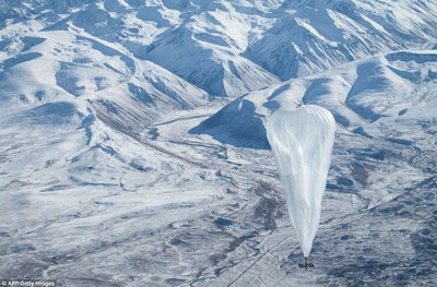 Google Terbangkan Balon Canggih yang Dibekali WiFi