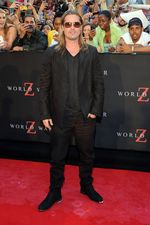 Brad Pitt di Premiere World War Z