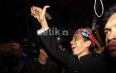3 Gaya Unik Jokowi di HUT Jakarta