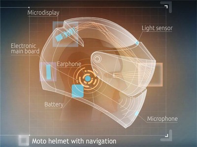 Helm Canggih dengan Sistem Operasi Android