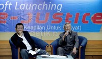 Menteri Riset & Teknologi (Menristek) Gusti Muhammad Hatta menyampaikan pendapatnya.