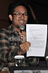 Surat pengunduran diri Bams dari band Samsons. Noel/detikHOT.