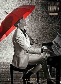 Nichkhun bermain pianodi tengah hujan untuk 'Let It Rain'. (JYPE)