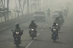 Kabut Asap di Pekanbaru Kian Pekat
