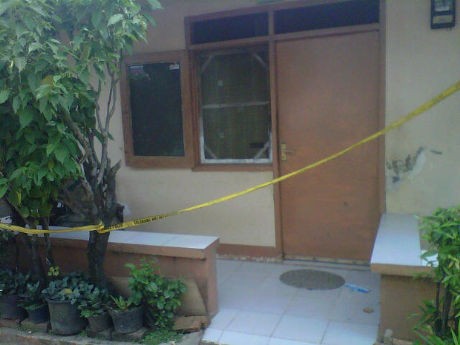 Rumah Lokasi Pembunuhan Bayi Faby Sepi dan Digaris Polisi