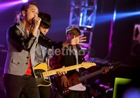 Nidji tampil diiringi oleh musik okerstra dari Magenta Eleven. Ridho/detikHOT.