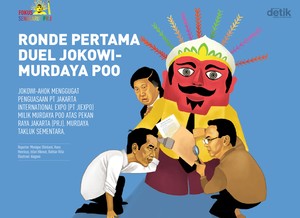 Ronde Pertama Duel Jokowi-Murdaya Poo