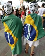 Guy Fawkes, Topeng Populer Para Demonstran