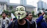 Guy Fawkes, Topeng Populer Para Demonstran