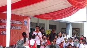 Jokowi Kampanyekan Jakarta Kota Ramah untuk Anak