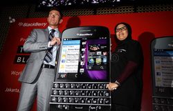 Telkomsel Geber BlackBerry Q10