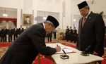 M Alim Dilantik Kembali Menjadi Hakim MK